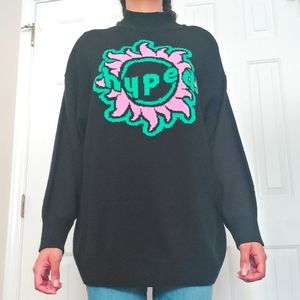 Sun "hyped" Oversized Turtle Neck Sweater